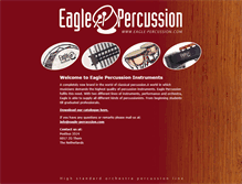 Tablet Screenshot of eagle-percussion.com